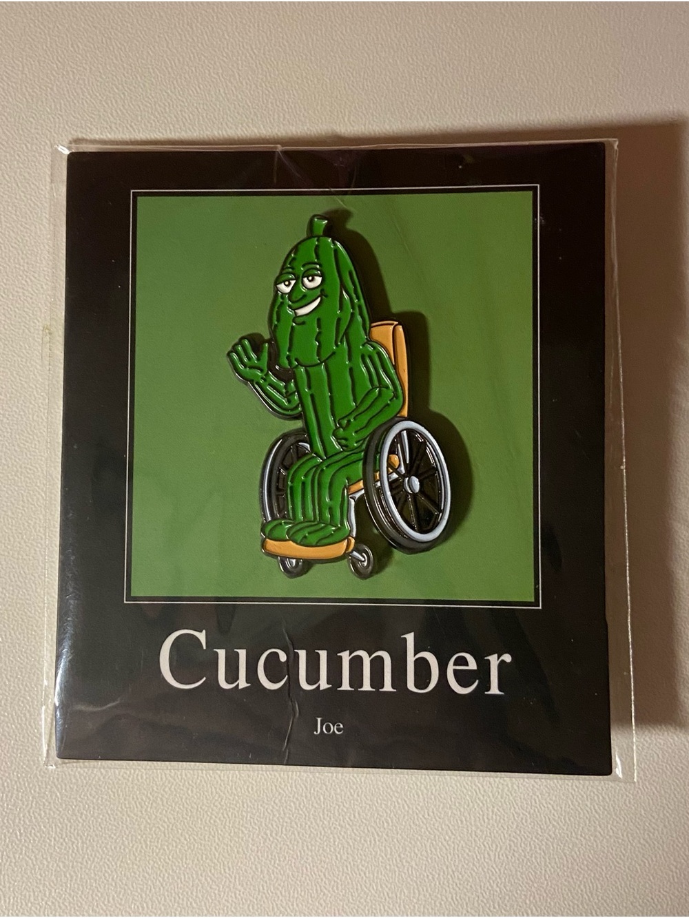 Rare Cucumber Joe Pin By Cold Ones/ Cool Shirts Limited Release Pin Family Guy